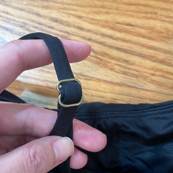 Andie Swim The Maui Bikini Top Black NWT - Picture 4 of 6